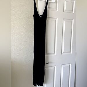 VICI black midi dress